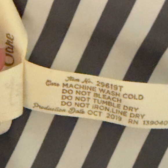 Matilda Jane Olive Green Hooded Utility Jacket Peplum Pleated Anorak Medium - Picture 7 of 7